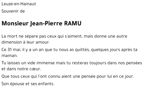 Jean-Pierre RAMU