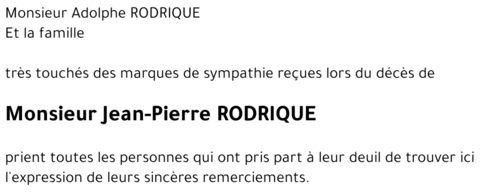 Jean-Pierre RODRIQUE