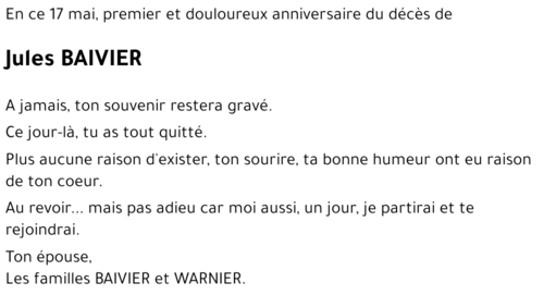 Jules BAIVIER