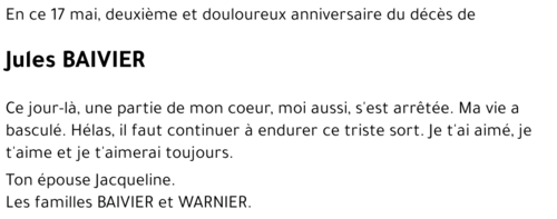 Jules BAIVIER