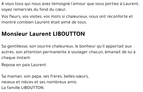 Laurent LIBOUTTON