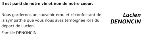Lucien DENONCIN