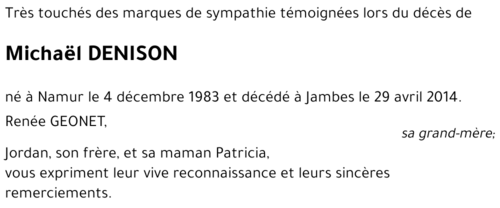 Michaël DENISON