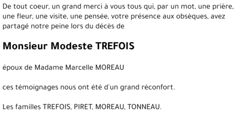 Modeste TREFOIS