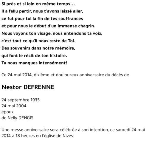 Nestor DEFRENNE