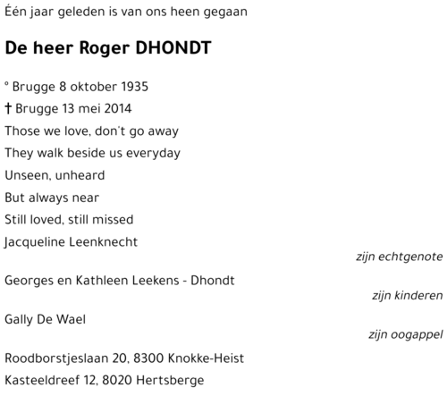 Roger Dhondt