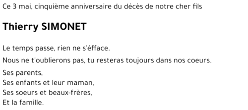Thierry SIMONET