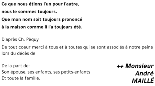 André MAILLE