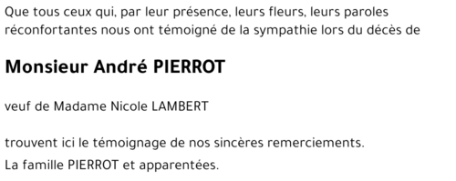André PIERROT