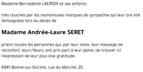 Andrée-Laure SERET