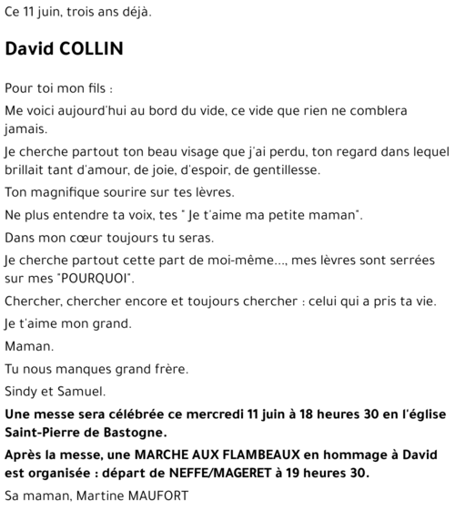 David COLLIN