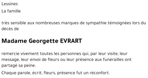 Georgette EVRART