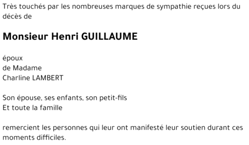 Henri GUILLAUME