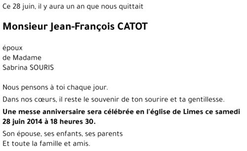 Jean-François CATOT