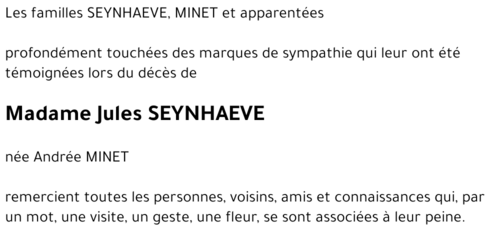 Jules SEYNHAEVE
