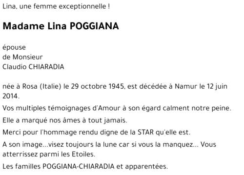 Lina POGGIANA