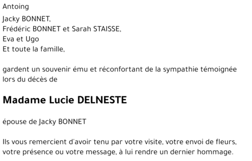 Lucie DELNESTE