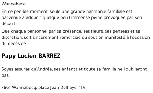 Lucien BARREZ
