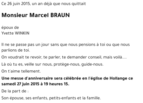 Marcel BRAUN