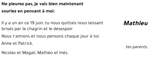 Mathieu VINCENT