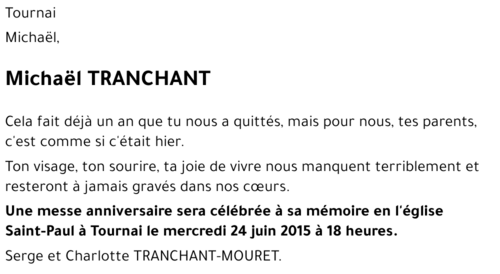 Michaël TRANCHANT