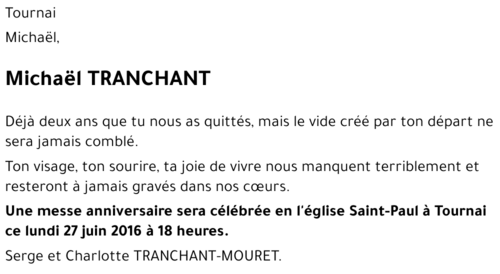 Michaël TRANCHANT