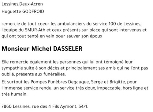 Michel DASSELER