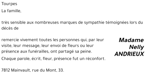 Nelly ANDRIEUX