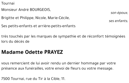 Odette PRAYEZ