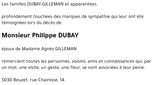 Philippe DUBAY