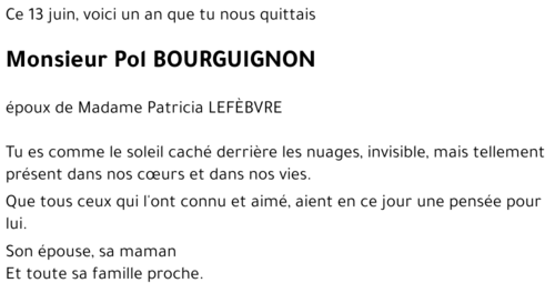Pol BOURGUIGNON