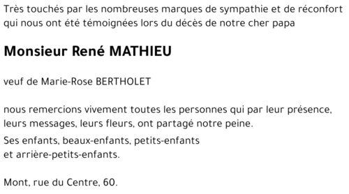 René MATHIEU