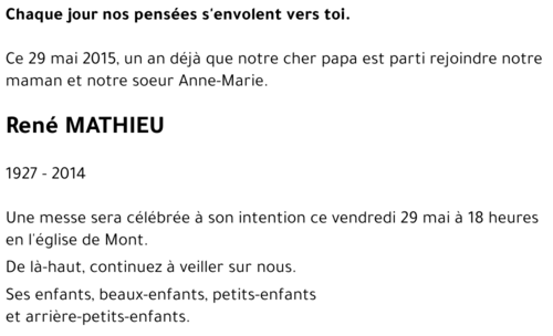 René MATHIEU
