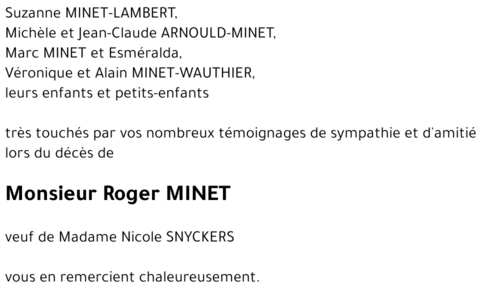 Roger MINET