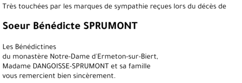 Bénédicte SPRUMONT