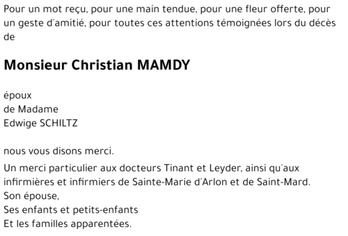 Christian MAMDY