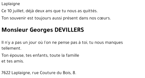 Georges DEVILLERS