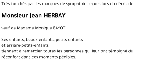 Jean HERBAY