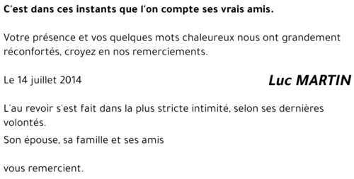 Luc MARTIN