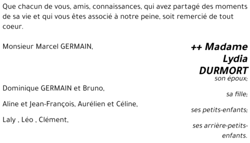 Lydia DURMORT