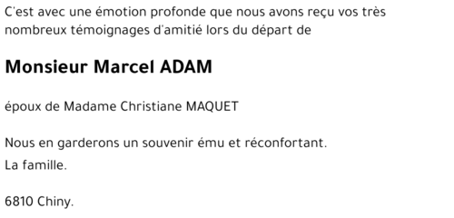 Marcel ADAM