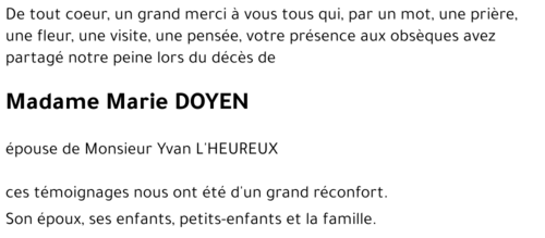 Marie DOYEN