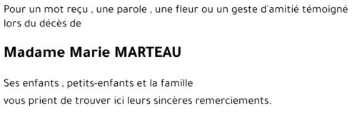 Marie MARTEAU