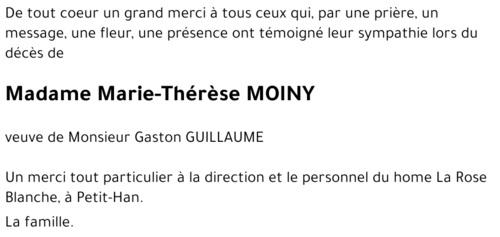 Marie-Thérèse MOINY