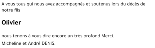 Olivier DENIS