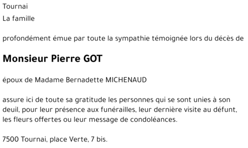 Pierre GOT
