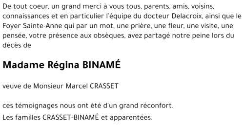 Régina BINAMÉ