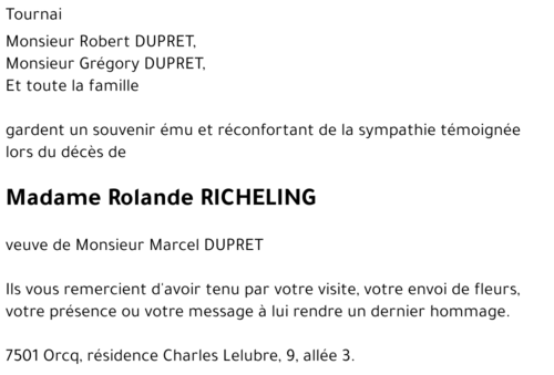 Rolande RICHELING