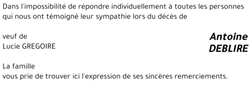 Antoine DEBLIRE