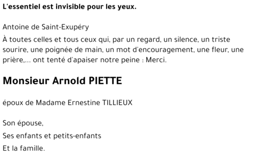 Arnold PIETTE